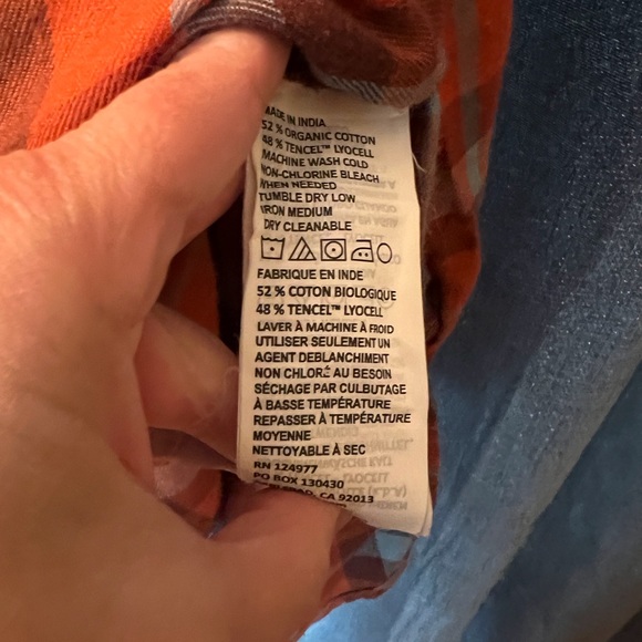 Prana flannel top - Picture 11 of 11